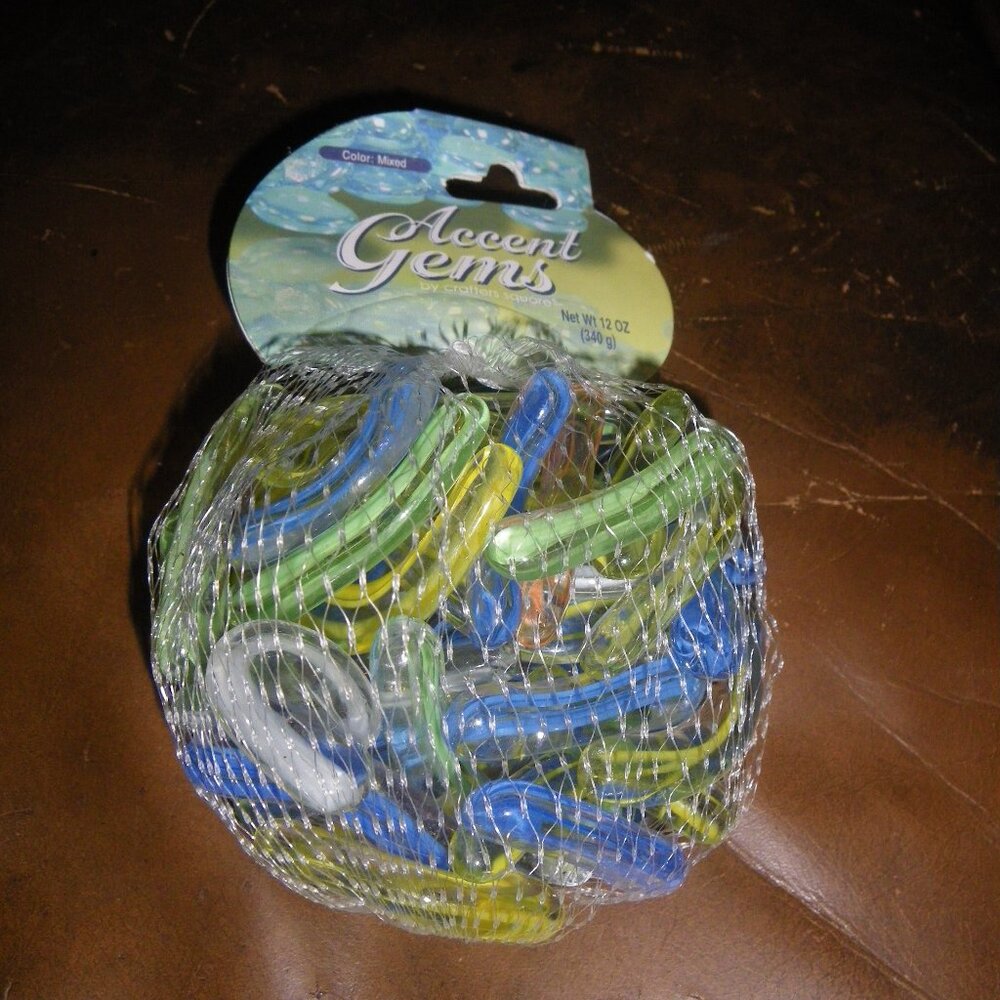 Glass Gems Dome Vase Filler Decorative Beads Marble Pebbles Stones Craft Decor
